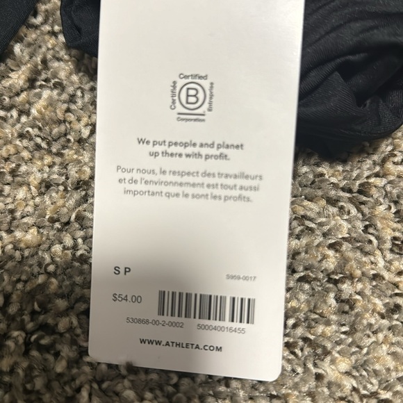 NWT! Athleta Black Plunge Bikini Top D-DD - Multiple Sizes 🩵 - Picture 10 of 12